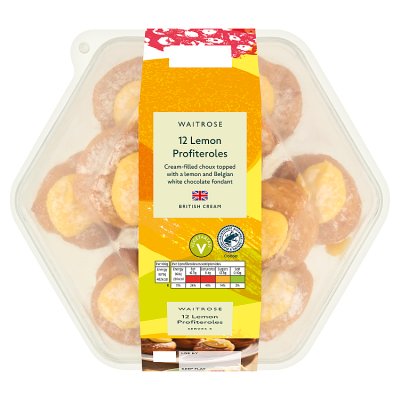 Waitrose Lemon Profiteroles