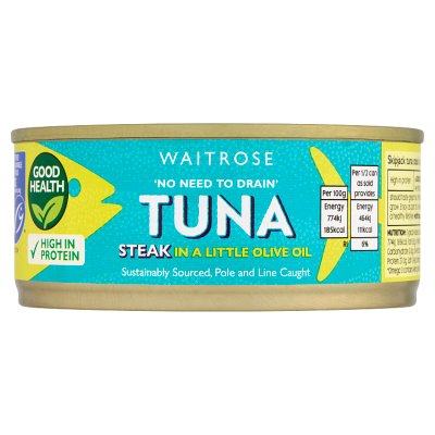 Waitrose Tuna Steak in Olive Oil