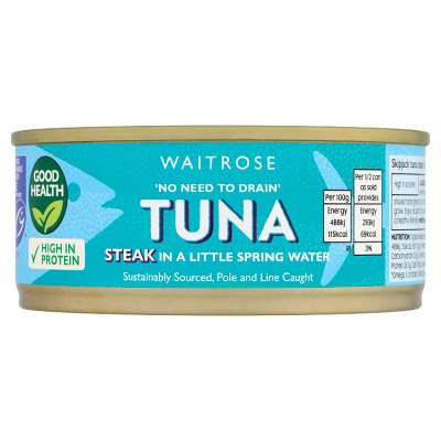 Waitrose Tuna Steak in Spring Water