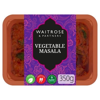 Waitrose Indian Vegetable Masala Curry for 2