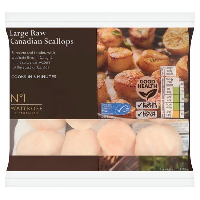 No.1 Frozen Canadian Raw Scallops