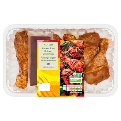 Waitrose BBQ Korean Style Chicken Drumsticks