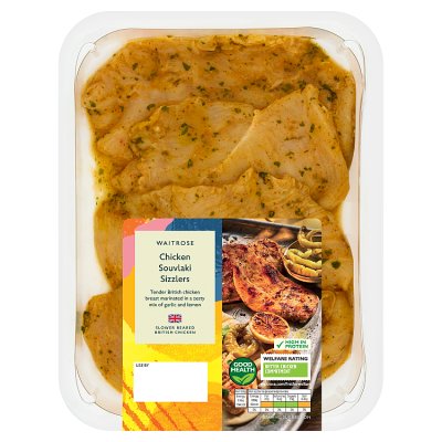 Waitrose BBQ Souvlaki Chicken Sizzlers