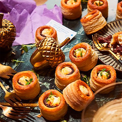 No.1 24 Piece Mini Goat's Cheese & Red Onion Vol-Au-Vent