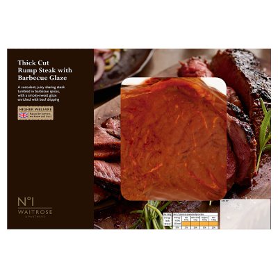 No.1 BBQ Thick Cut Rump Steak with Barbecue Glaze