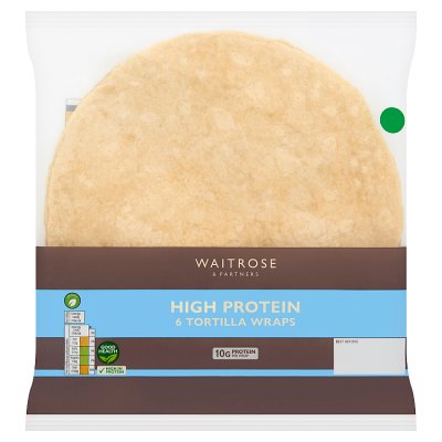 Waitrose 6 High Protein Tortilla Wraps
