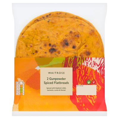 Waitrose 2 Gunpowder Spiced Flatbreads