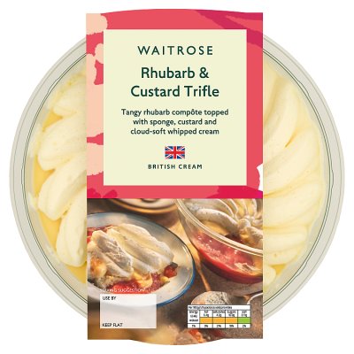Waitrose Rhubarb & Custard Trifle