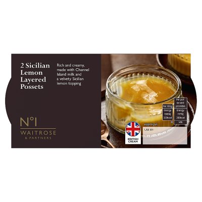 No.1 2 Sicilian Lemon Possets