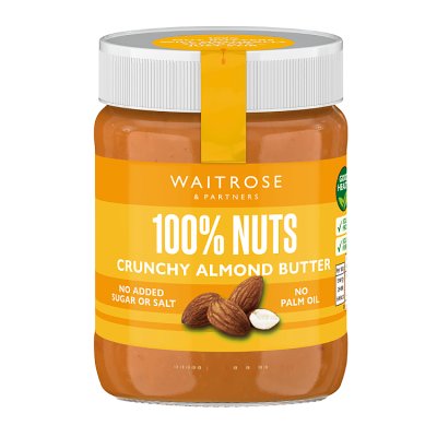 Waitrose 100% Nuts Crunchy Almond Butter