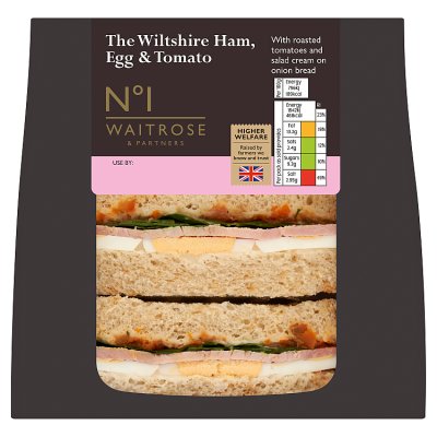 No.1 The Wiltshire Ham, Egg & Tomato SWich