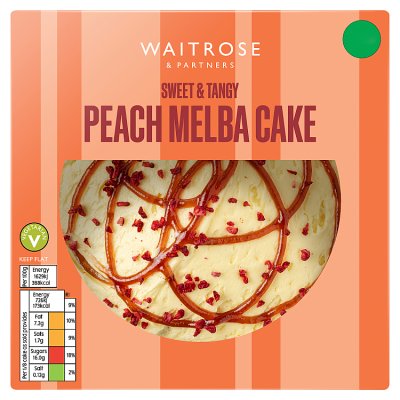 Waitrose Peach Melba Cake