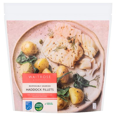 Waitrose Frozen MSC Haddock Fillets