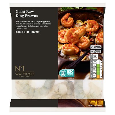 No.1 ASC Giant Raw King Prawns