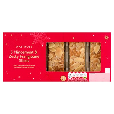 Waitrose 5 Mincemeat & Zesty Frangipane Slices