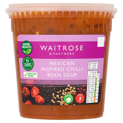 Waitrose Mexican Inspired Chilli Bean Soup