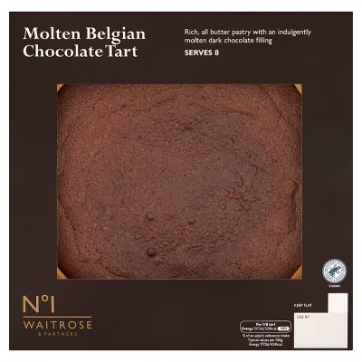 No.1 Molten Belgian Chocolate Tart