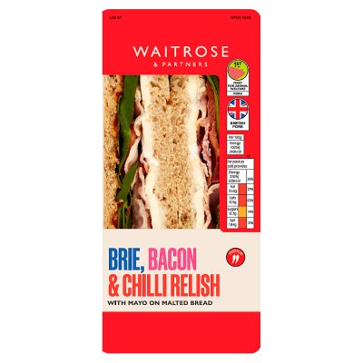 Waitrose Brie & Bacon Sandwich