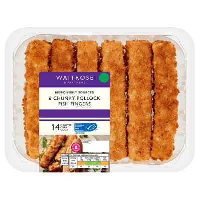 Waitrose Pollock Fingers