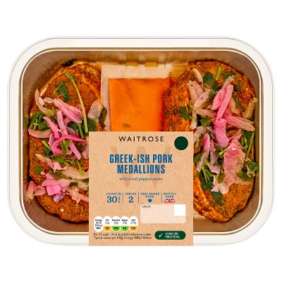 Waitrose Greek-ish Pork Medallions