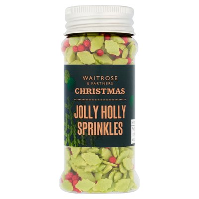 Waitrose Xmas Holly & Berry Sprinkles