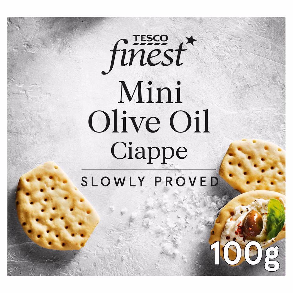 Tesco Finest Mini Extra Virgin Olive Oil Ciappe 100g