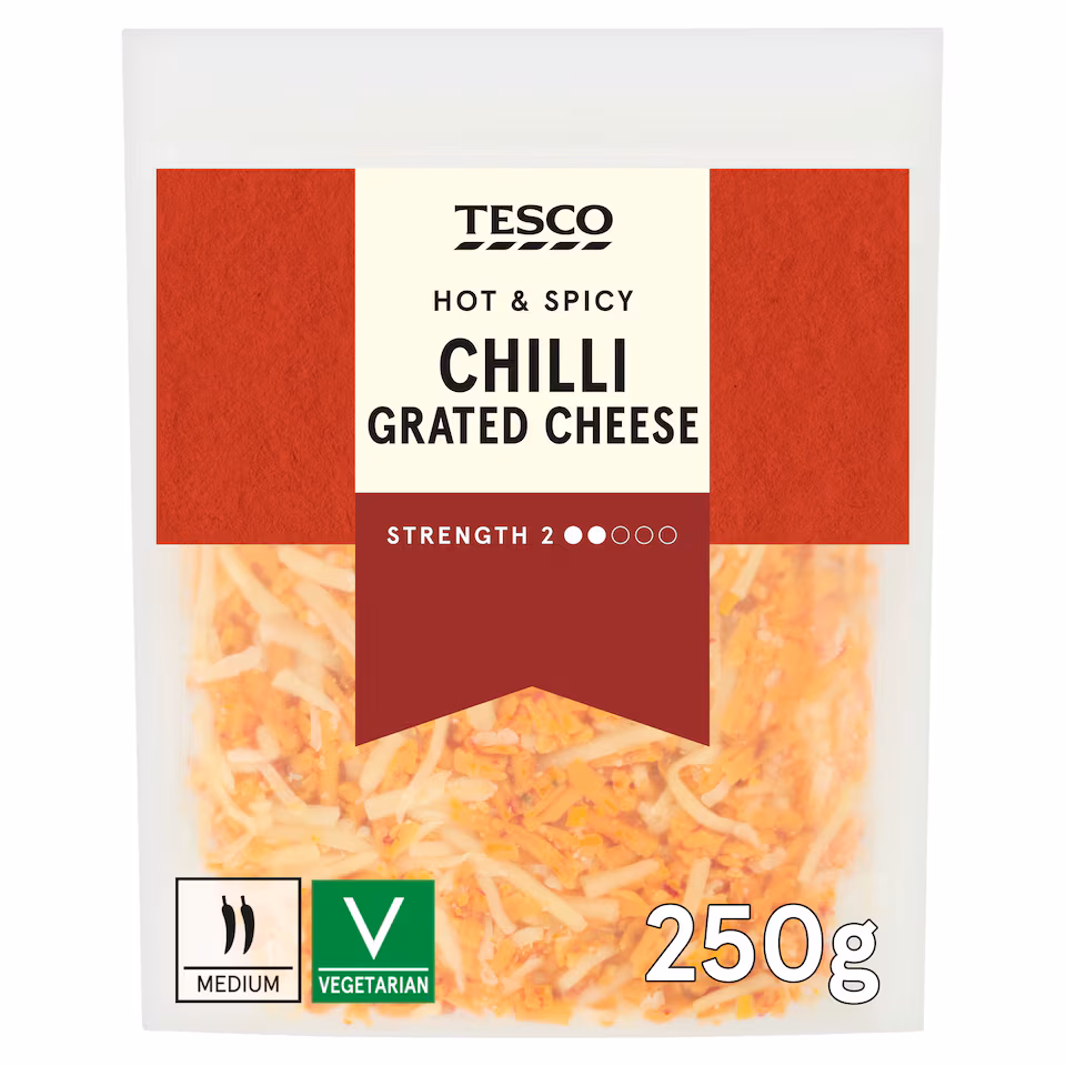 Tesco Chilli Cheese Mix 250g