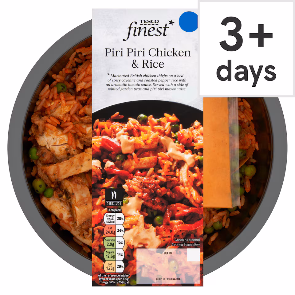 Tesco Finest Piri-Piri Chicken & Rice 380g