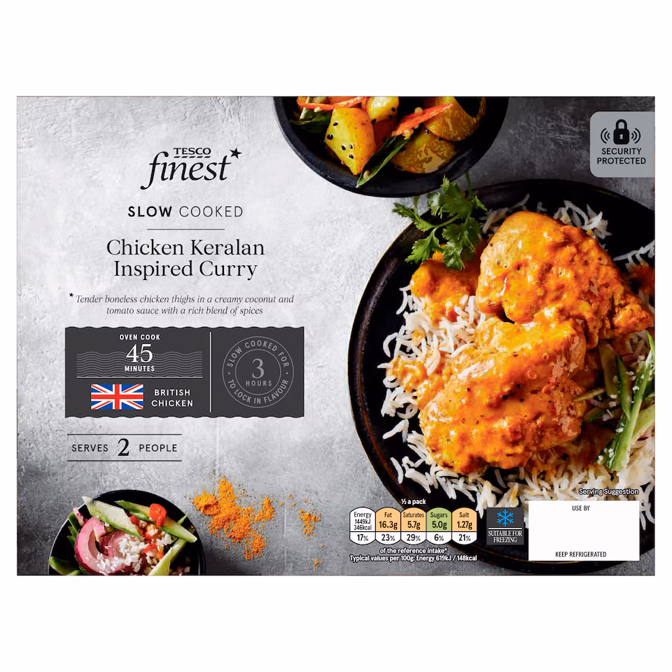Tesco Finest Slow Cooked Kerala Chicken Curry 536g