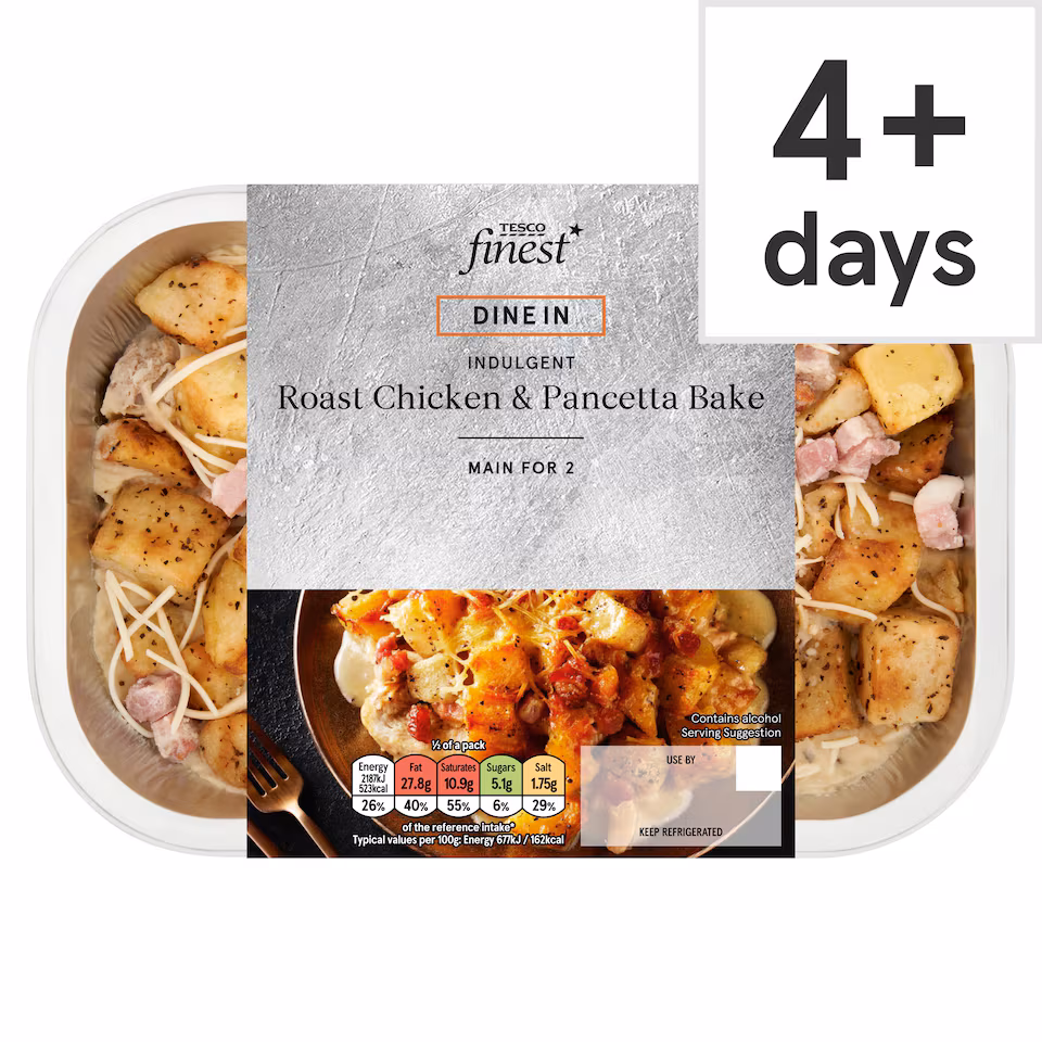 Tesco Finest Dine In Roast Chicken & Pancetta Bake 700g