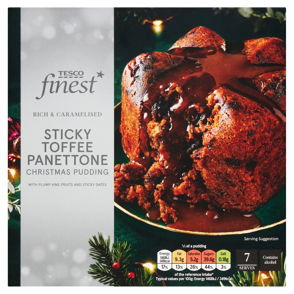 Tesco Finest Sticky Toffee & Panettone Pudding 700g