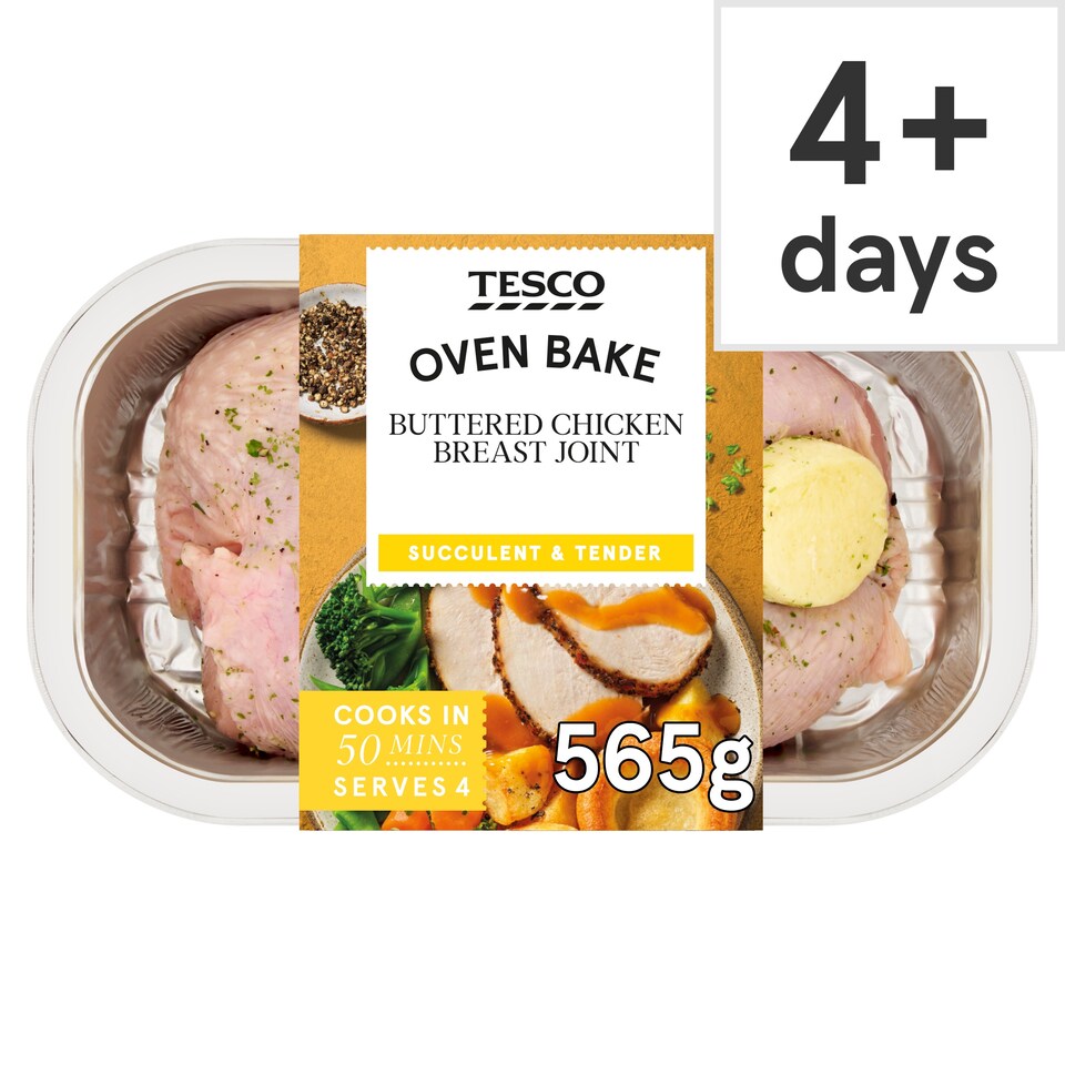 Tesco Buttered Chicken Breast Joint 565g