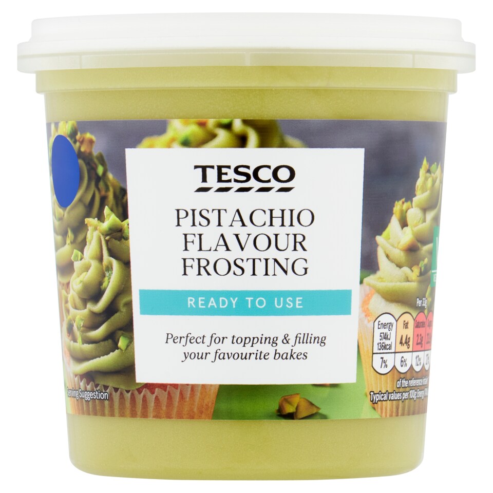 Tesco Pistachio Flavoured Frosting 400g
