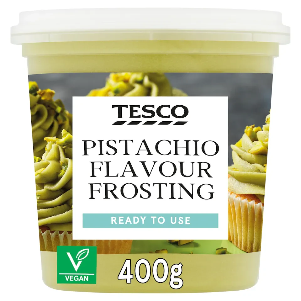 Tesco Pistachio Flavoured Frosting 400g