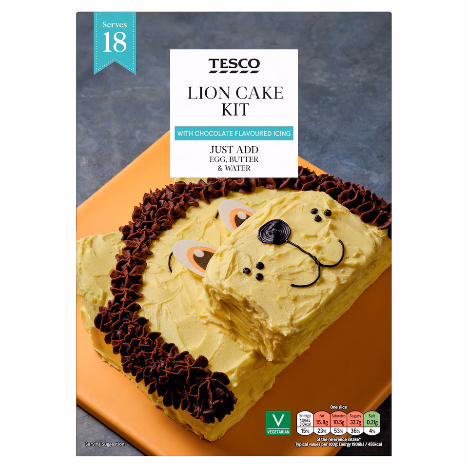 Tesco Lion Cake Kit 810g