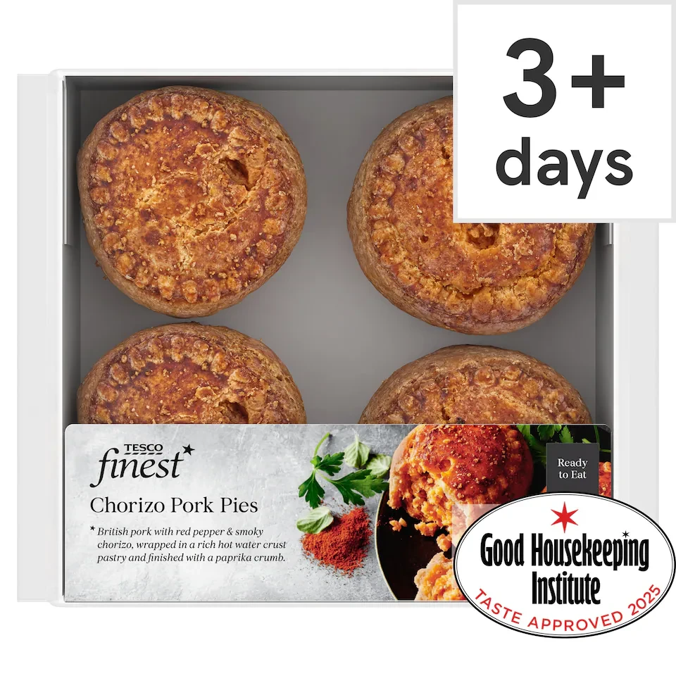 Tesco Finest Chorizo Pork Pies 300g