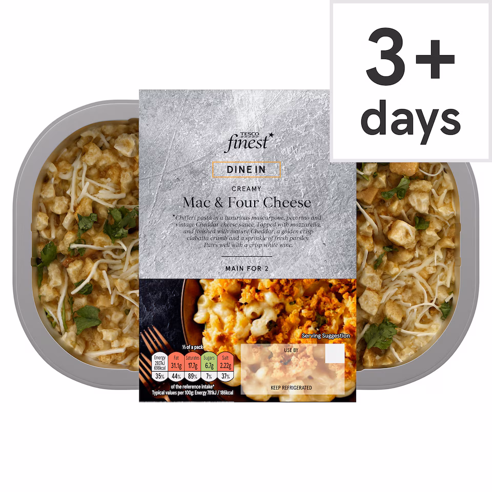 Tesco Finest Mac & Four Cheese 750g