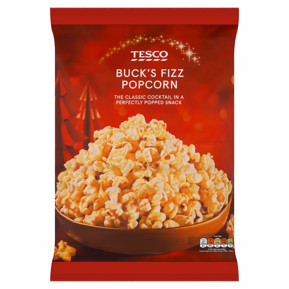 Tesco Bucks Fizz Popcorn 200g