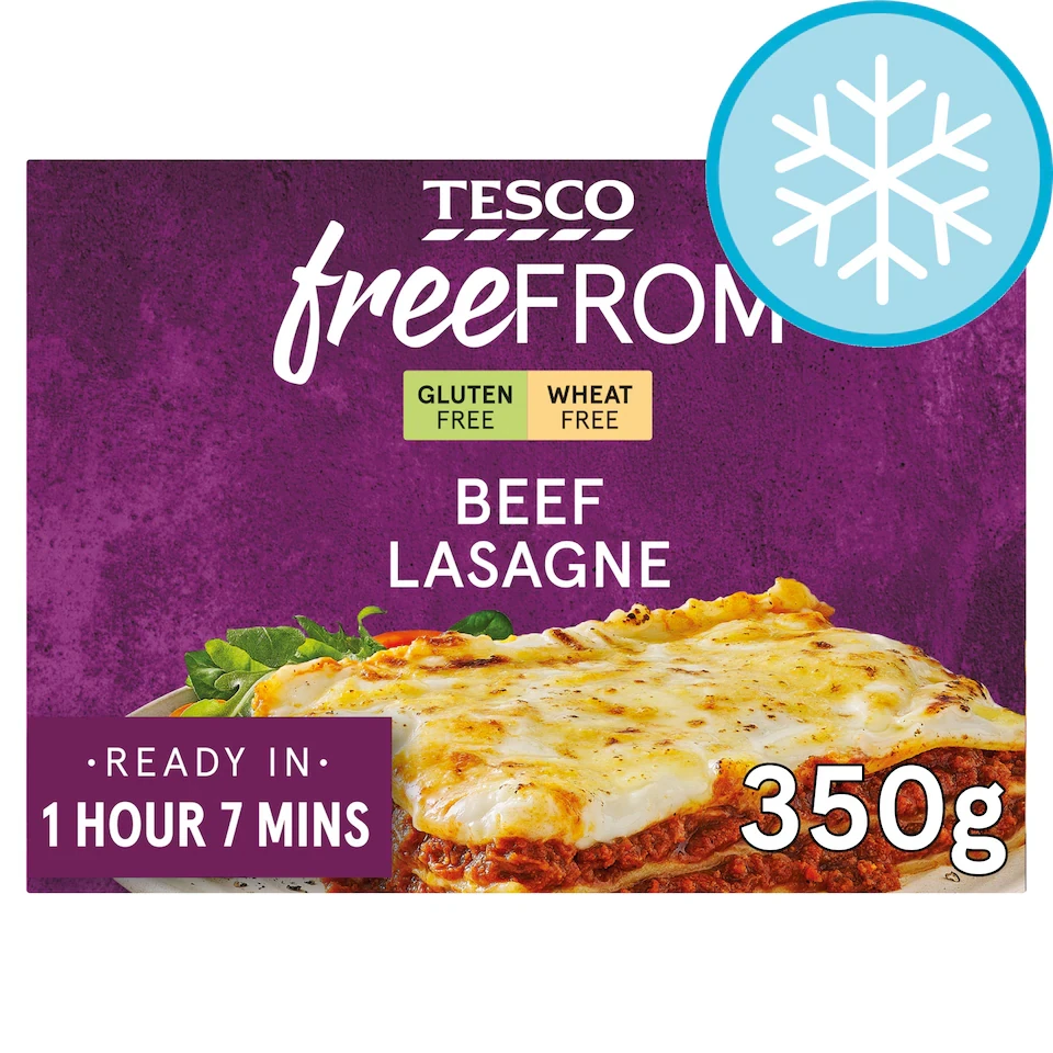 TESCO FREE FROM BEEF LASAGNE 350g