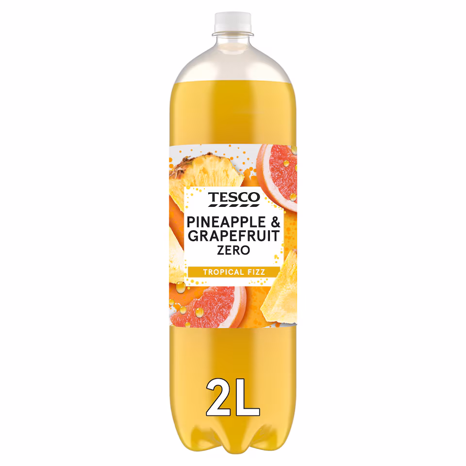 Tesco Pineapple & Grapefruit Zero 2L