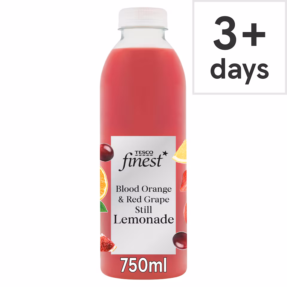 Tesco Finest Spanish Blood Orange & Red Grape Lemonade 750ml