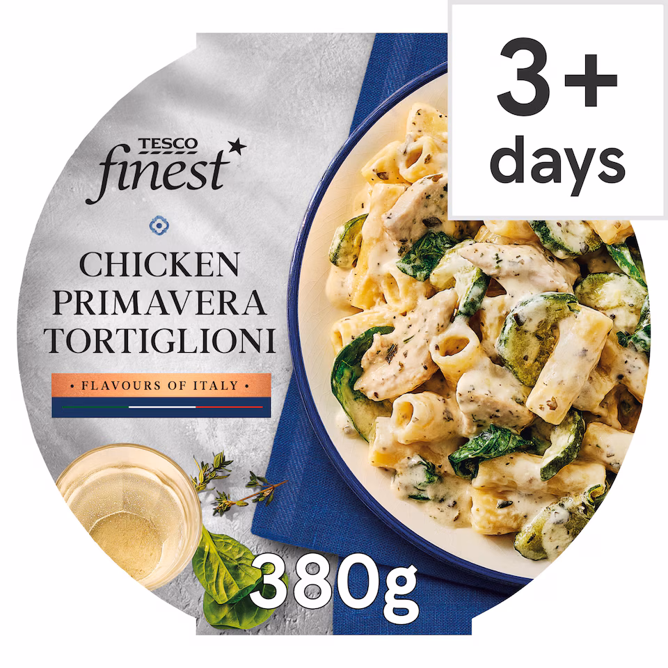 Tesco Finest Chicken Primavera Tortiglioni 380g