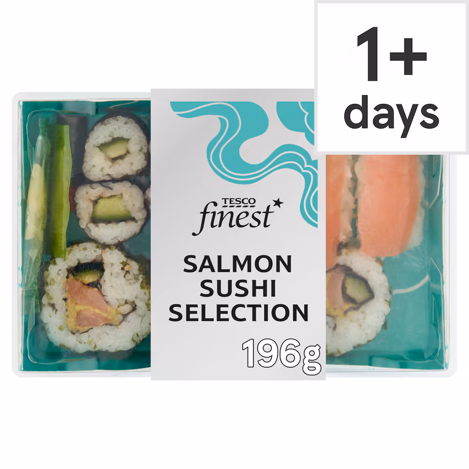Tesco Finest Salmon Sushi Selection 196g
