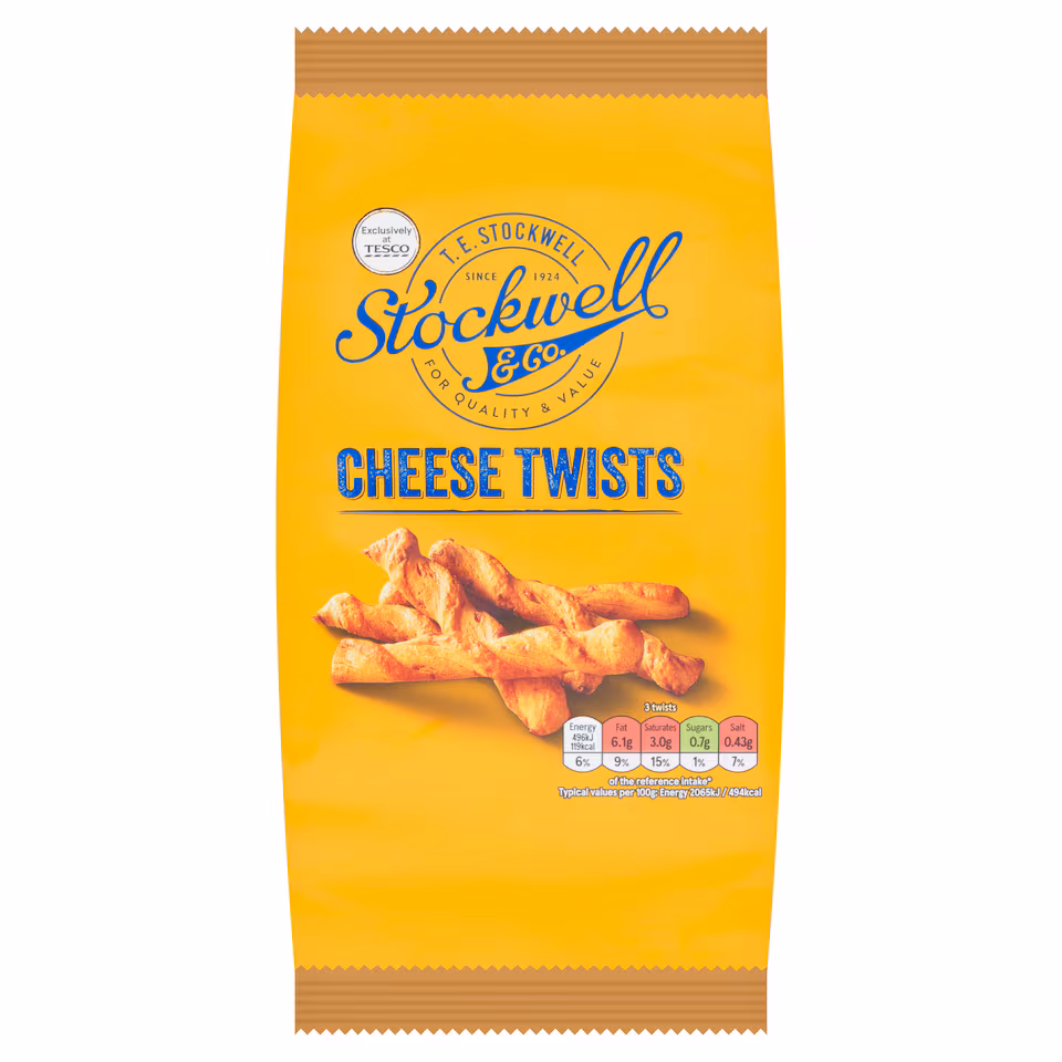 Stockwell & Co. Cheese Twists 125g