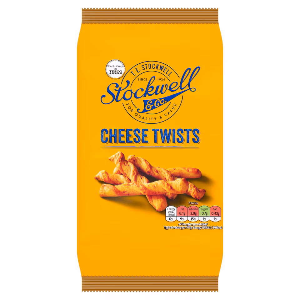 Stockwell & Co. Cheese Twists 125g