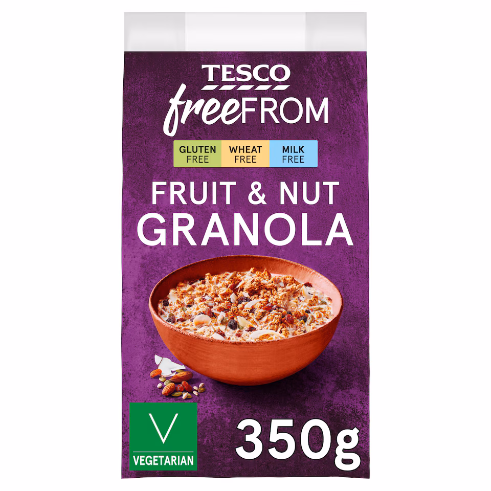 Tesco Free From Fruit & Nut Granola 350g
