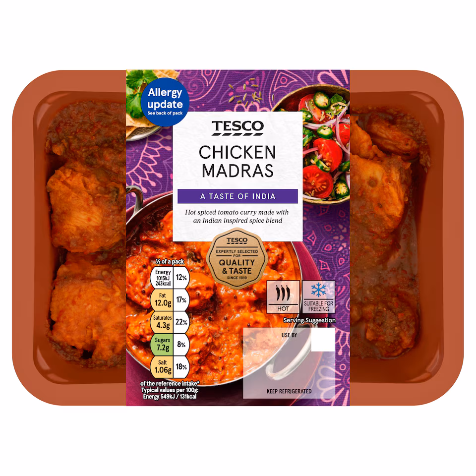 Tesco Chicken Madras 400g