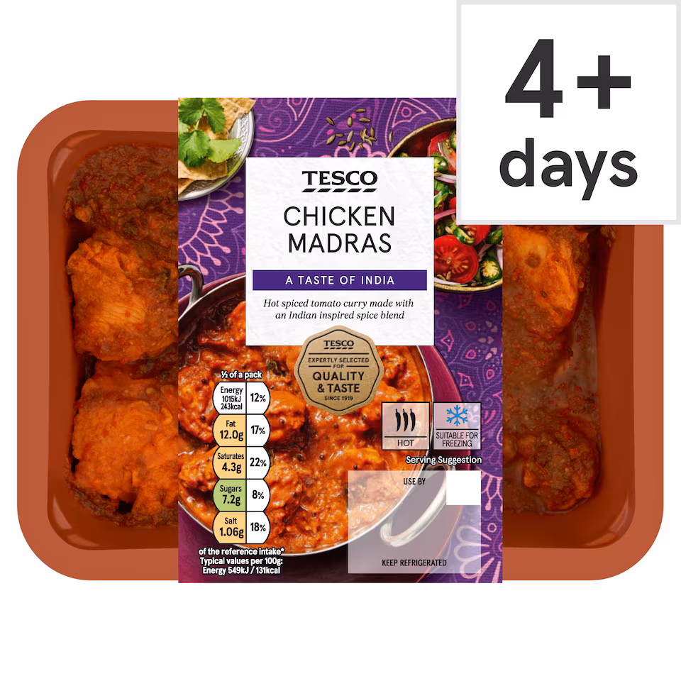 Tesco Chicken Madras 400g
