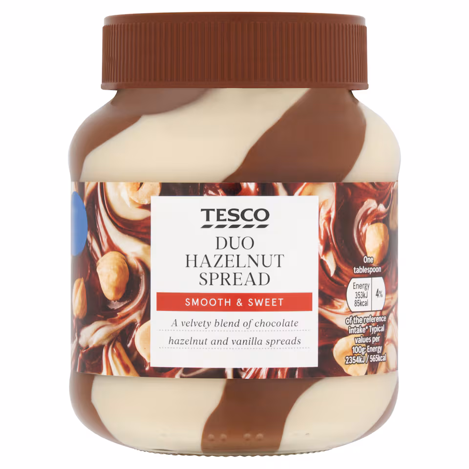 Tesco Duo Hazelnut Spread 400g