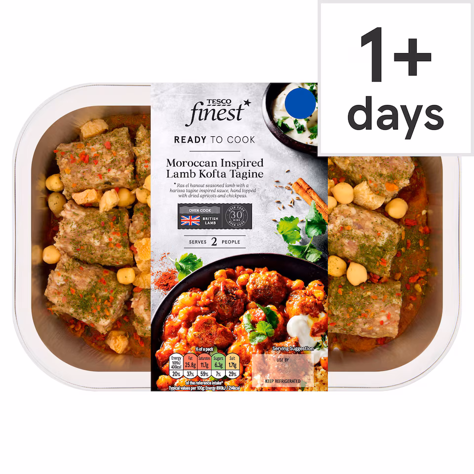 Tesco Finest Moroccan Inspired Lamb Kofta Tagine 442g